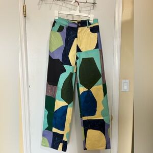 Miaou Multicolor Geometric Pants